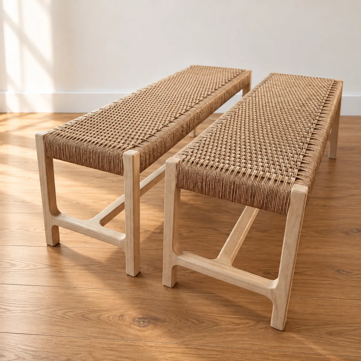 Two Cordeaux Benches fresh from the workshop